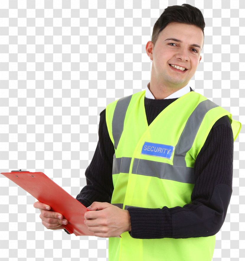 Security Guard High-visibility Clothing Uniform Tax - Yellow Transparent PNG
