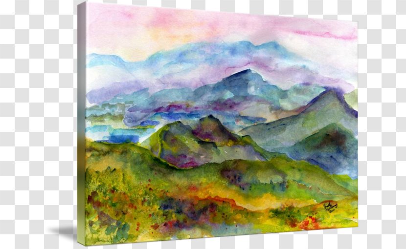 Watercolor Painting Landscape Art Photography - Drawing Transparent PNG