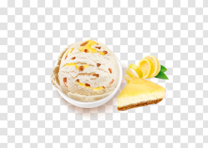 Ice Cream Sorbet Cheesecake Milk Marie Biscuit - Gelato Transparent PNG