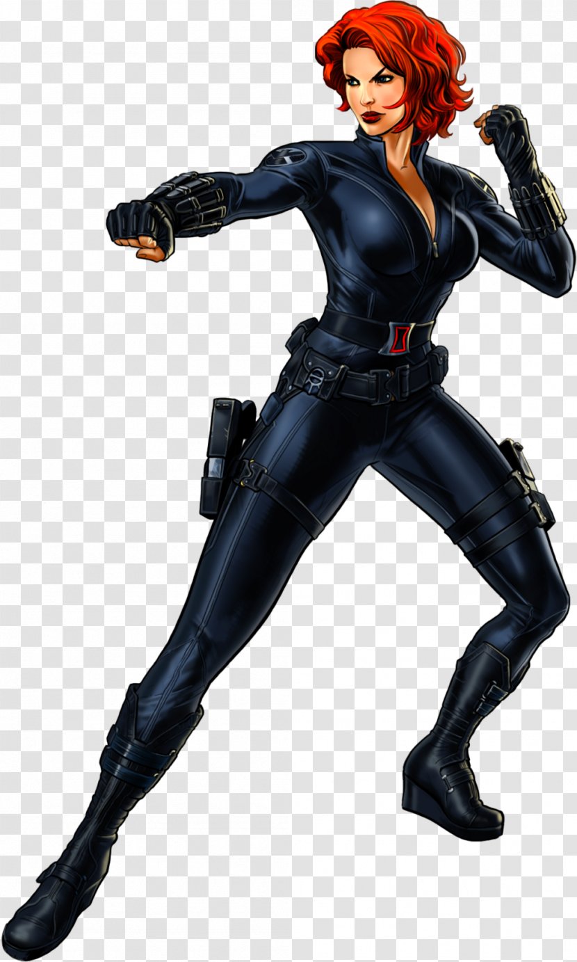 Marvel: Avengers Alliance Black Widow Falcon Captain America Clint Barton - Tree Transparent PNG