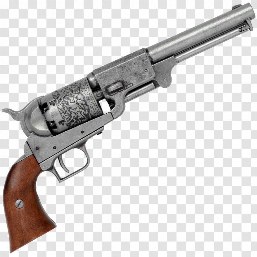 United States Colt Dragoon Revolver Colt's Manufacturing Company Single Action Army - Firearms Transparent PNG