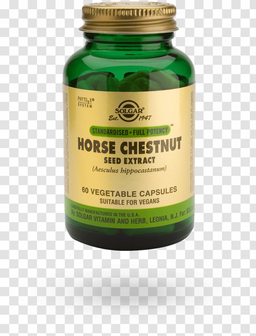 Dietary Supplement European Horse-chestnut Extract Capsule Herb - Vegetable Transparent PNG