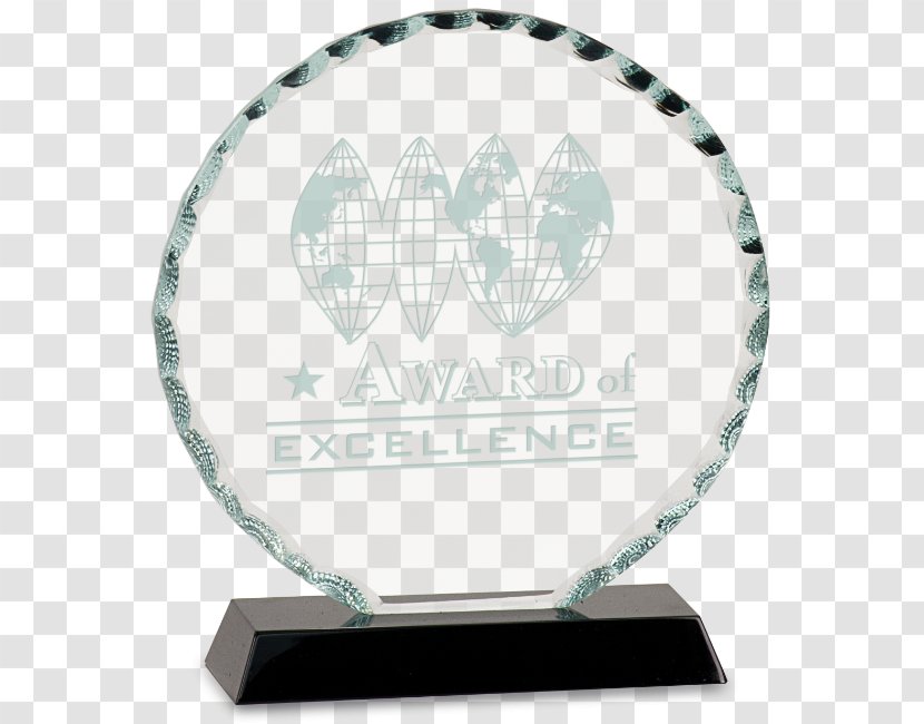Glass Crystal Trophy Engraving Award - Ceramic Transparent PNG