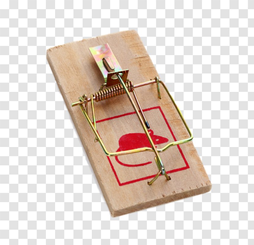 Mousetrap Trapping Computer Mouse - Pest Control Transparent PNG