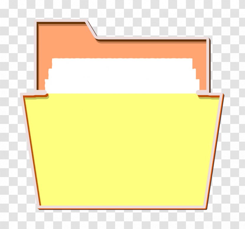 Essential Icon Folder - Text - Postit Note Material Property Transparent PNG