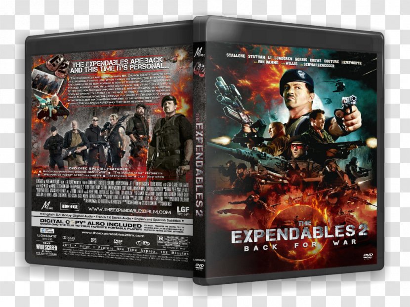 Action Film The Expendables Subtitle Streaming Media - Poster Transparent PNG