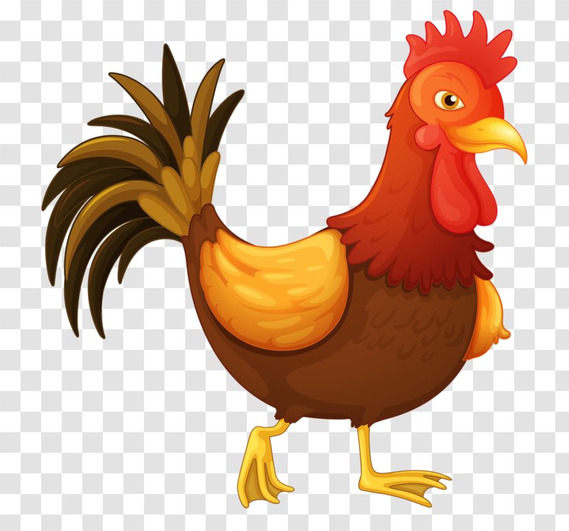 Chicken Rooster Clip Art - Wall Decal - Cock Transparent PNG