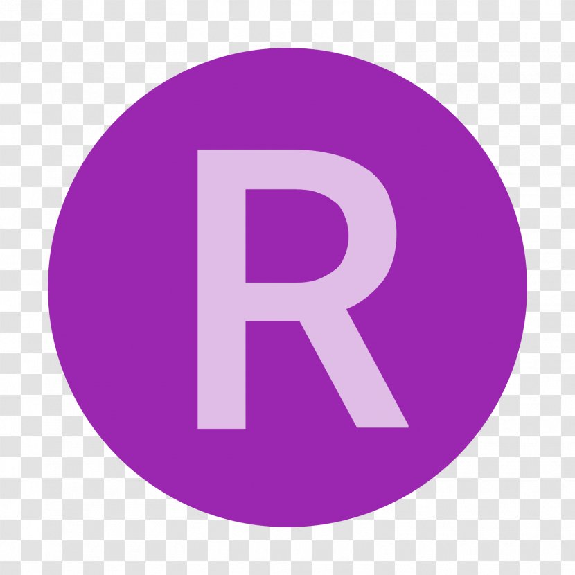 Registered Trademark Symbol Girls On The Run Copyright - Purple - Trademarks Transparent PNG
