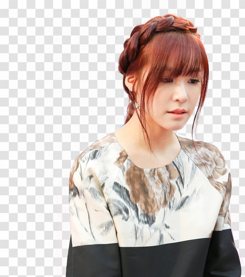 Hairstyle Long Hair Coloring Bangs - Tiffany Transparent PNG