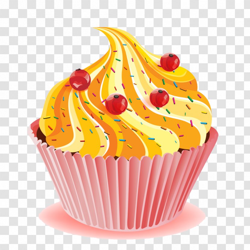 Ice Cream Cake Cupcake Birthday Fruitcake - Design Transparent PNG