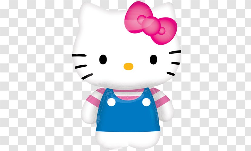 Hello Kitty Mylar Balloon Birthday Party - Bopet Transparent PNG