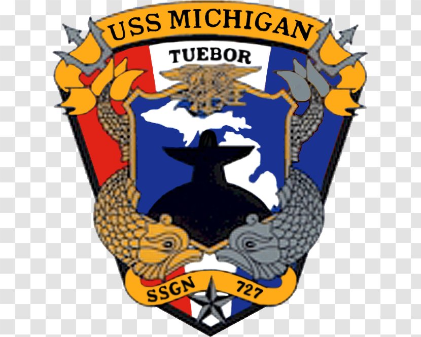 USS Michigan United States Navy Ohio Florida Ohio-class Submarine - Logo - Ship Transparent PNG