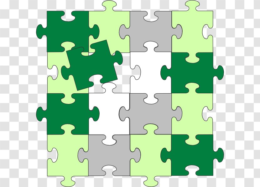 Jigsaw Puzzles Green Puzzle Clip Art Transparent PNG