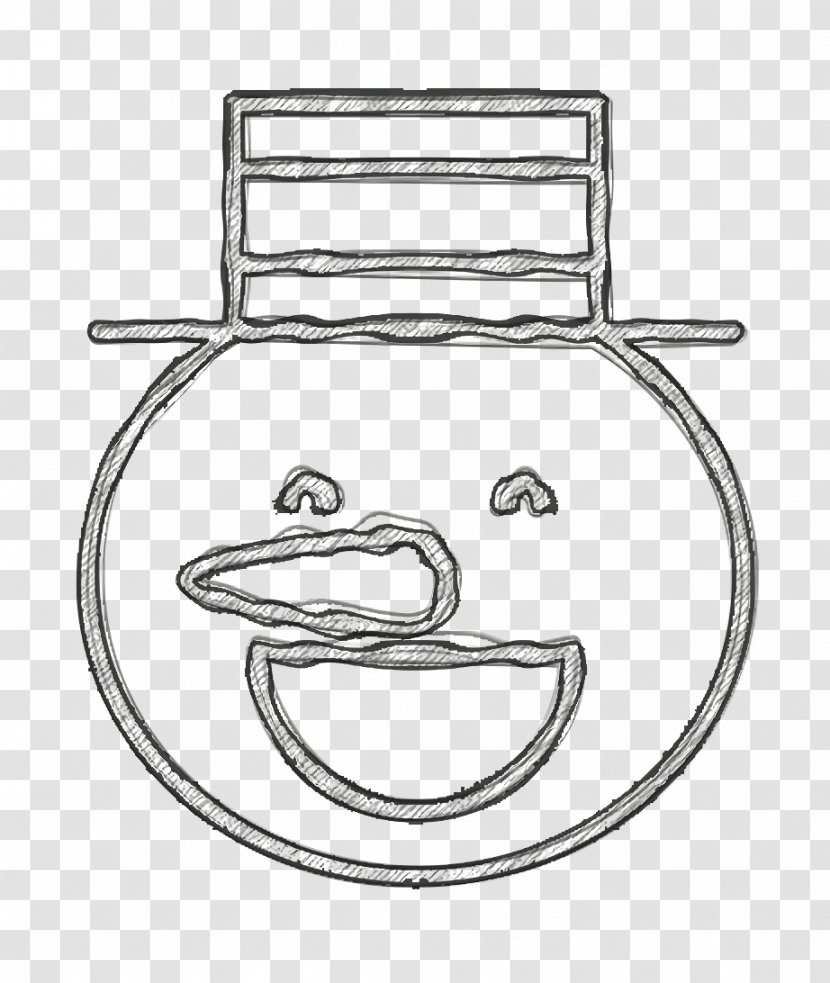 Emoji Icon Emoticon Man - Mouth Line Art Transparent PNG