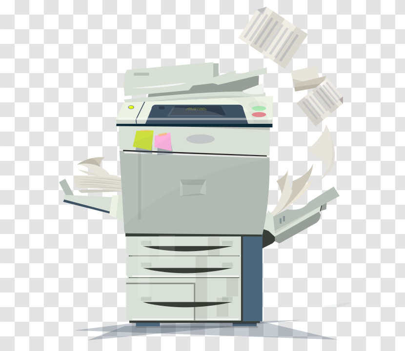 Photocopier Printer Output Device Office Equipment Office Supplies Transparent PNG