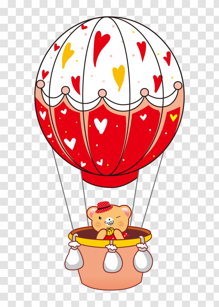 Hot Air Balloon Cartoon Clip Art Transparent PNG