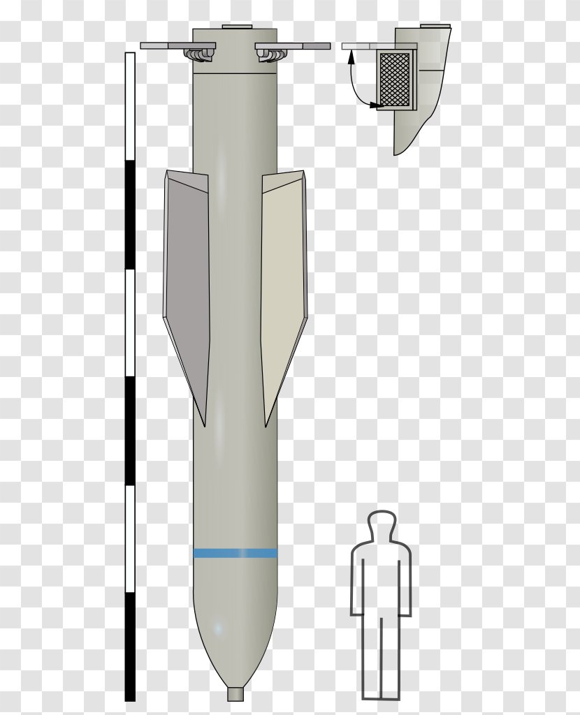 Massive Ordnance Penetrator Northrop Grumman B-2 Spirit Bunker Buster Bomb Nuclear Weapon - Hardware Accessory Transparent PNG