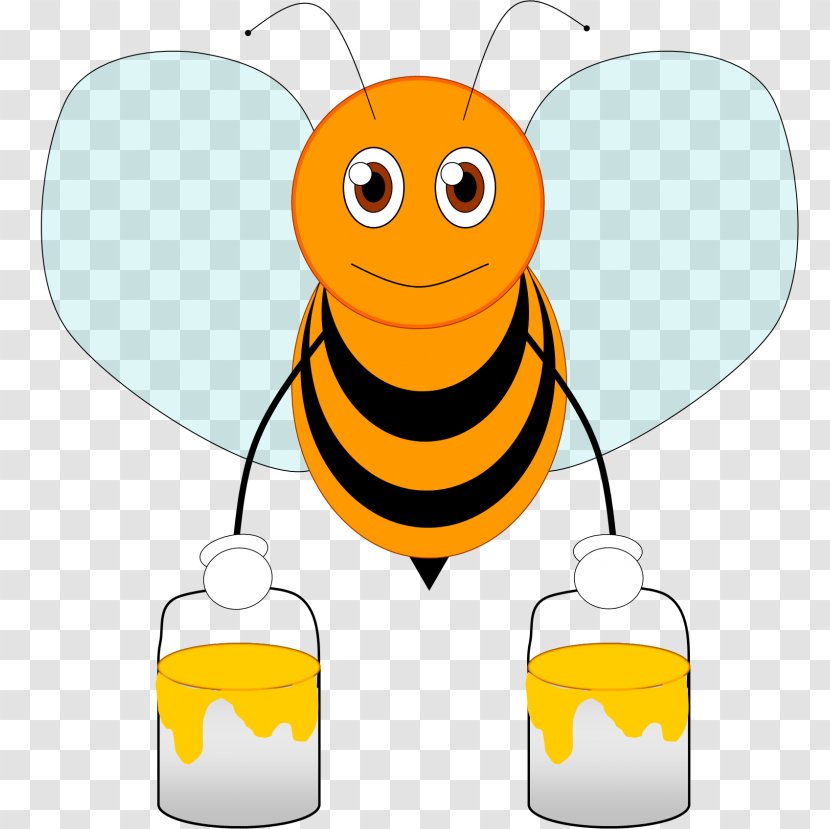 Beehive Animation Clip Art - Yellow - Bee Transparent PNG