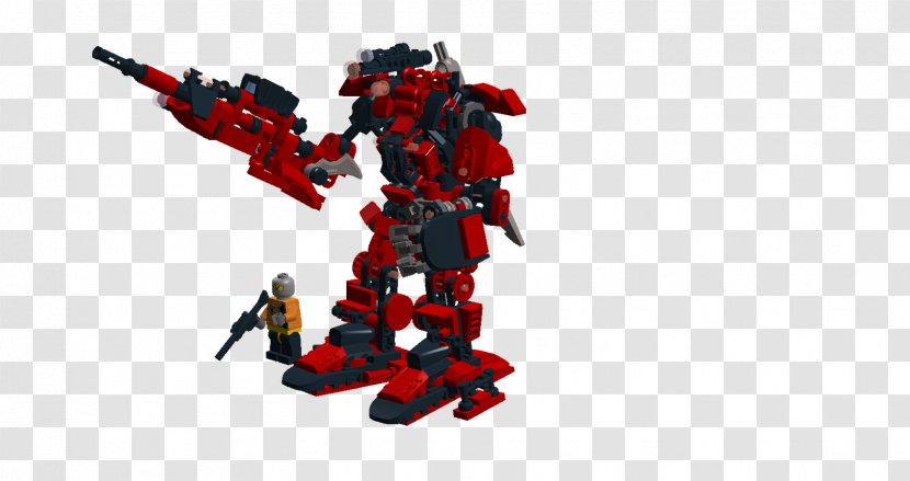 Mecha Robot LEGO Character Figurine Transparent PNG