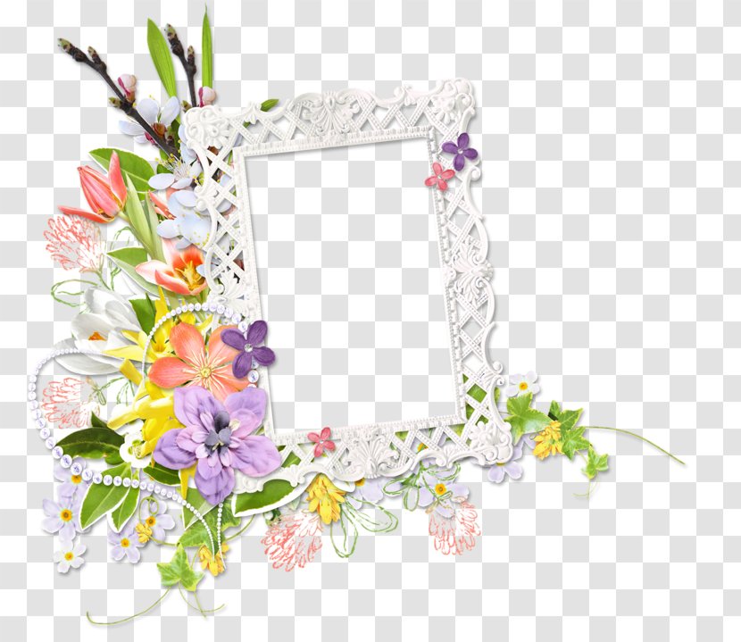 Floral Design Picture Frames Flower - Painting Transparent PNG