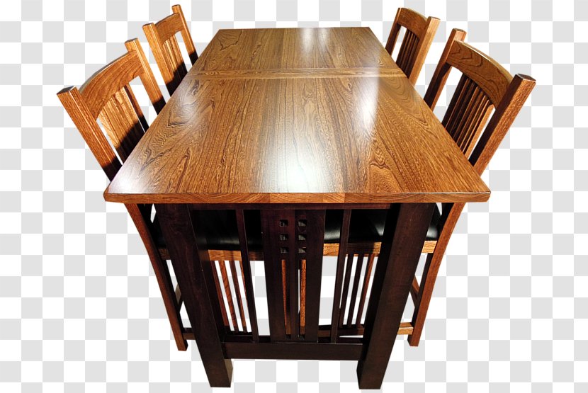 Table Furniture Dining Room Chair Matbord - Galena Trestlend And Chairs Top View Transparent PNG