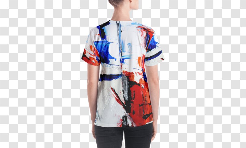 T-shirt Sleeve Shoulder Blouse - T Shirt Transparent PNG
