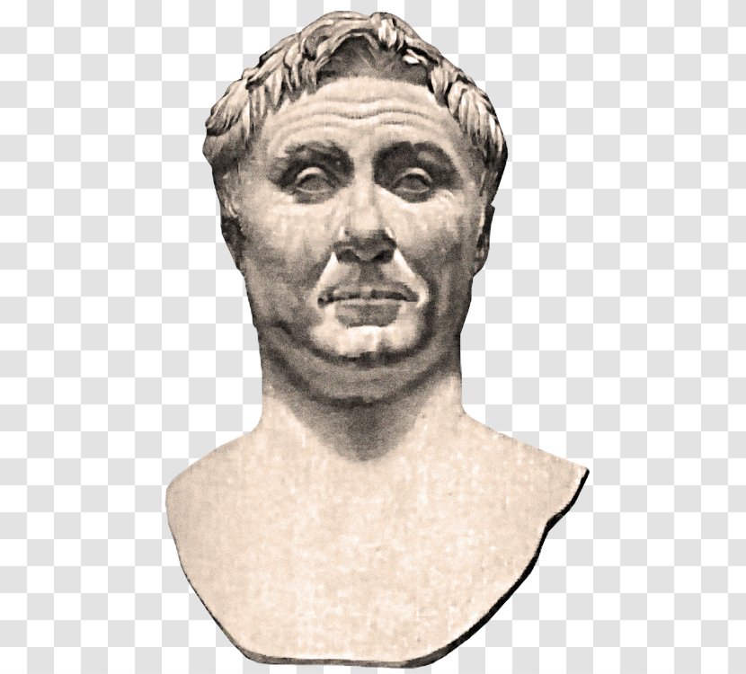 Pompey Ancient Rome Roman Empire 1st Century BC Caesar's Civil War - Head - First Triumvirate Transparent PNG