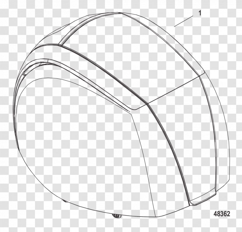 Headgear Line Angle - Art - Mercury Marine Transparent PNG