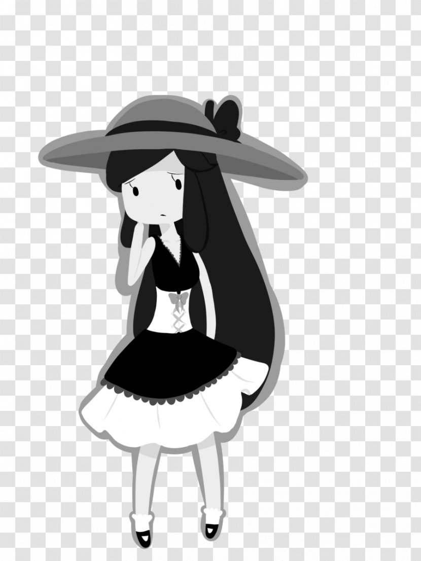 Marceline The Vampire Queen White Black We Heart It - Monochrome - Chatting Breeze Transparent PNG