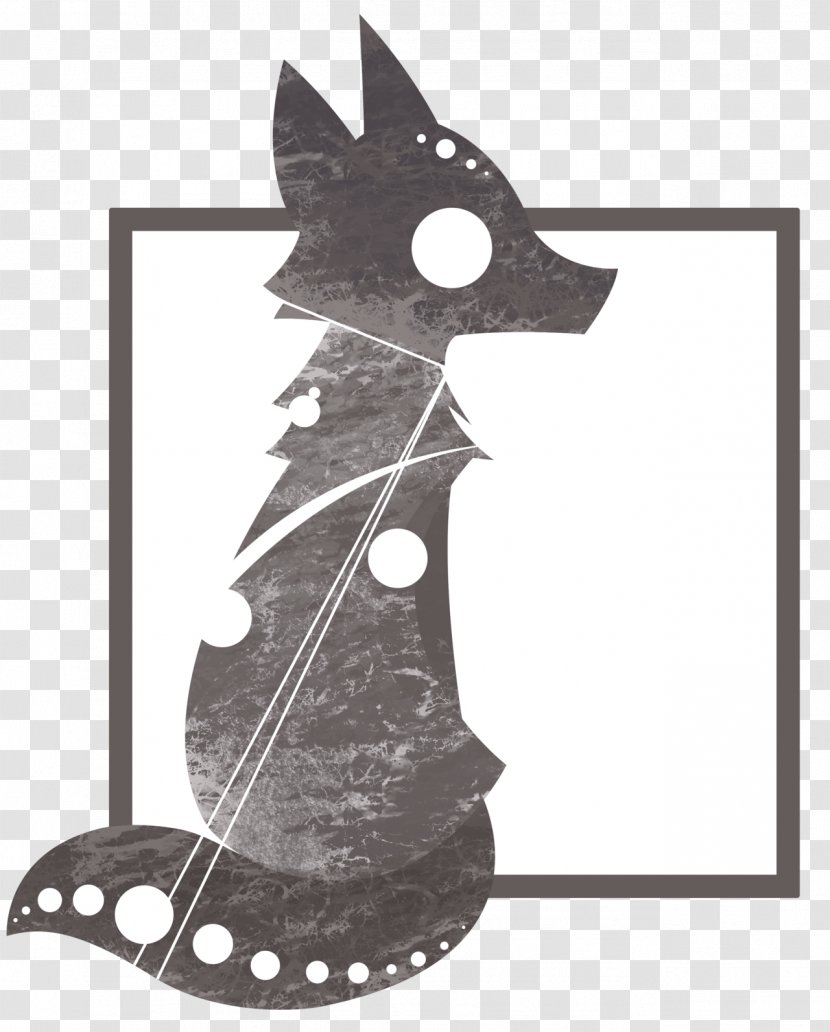 Cat Silver Fox Drawing Red - Idea - Hand-painted Transparent PNG