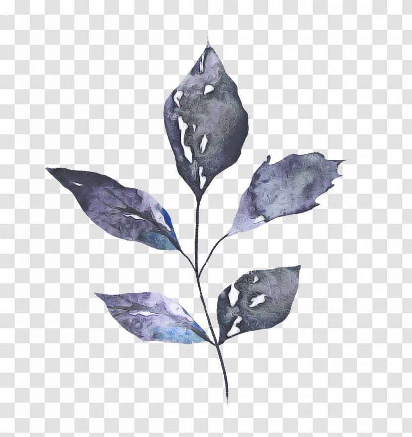 Leaf Cobalt Blue / M Lilac / M Lilac M Branching Transparent PNG