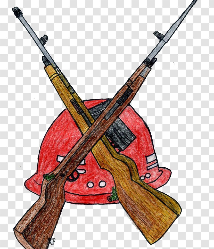Firearm Handgun Icon - Pistol - Red Spear Transparent PNG
