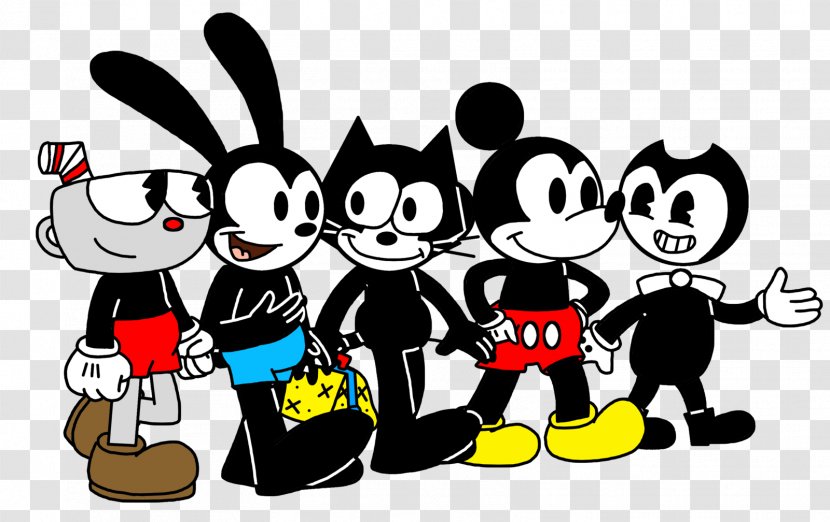 Cuphead Bendy And The Ink Machine Mickey Mania Epic 2: Power Of Two - Oswald Lucky Rabbit Transparent PNG