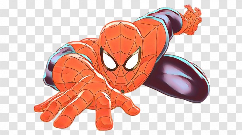 Spider-Man Superhero Captain America Marvel Comics Wolverine - Orange Transparent PNG