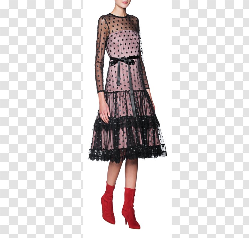 Dress Clothing Skirt Lace Zipper - Cartoon - Mesh Dots Transparent PNG