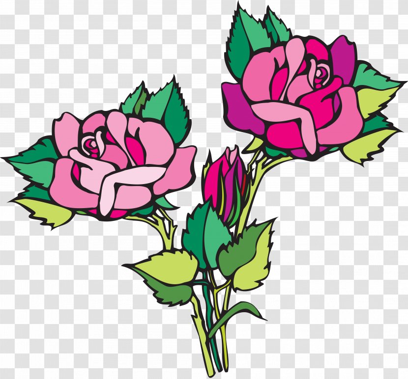 Floral Design Garden Roses Flower Clip Art - Rose Family - Pink Transparent PNG
