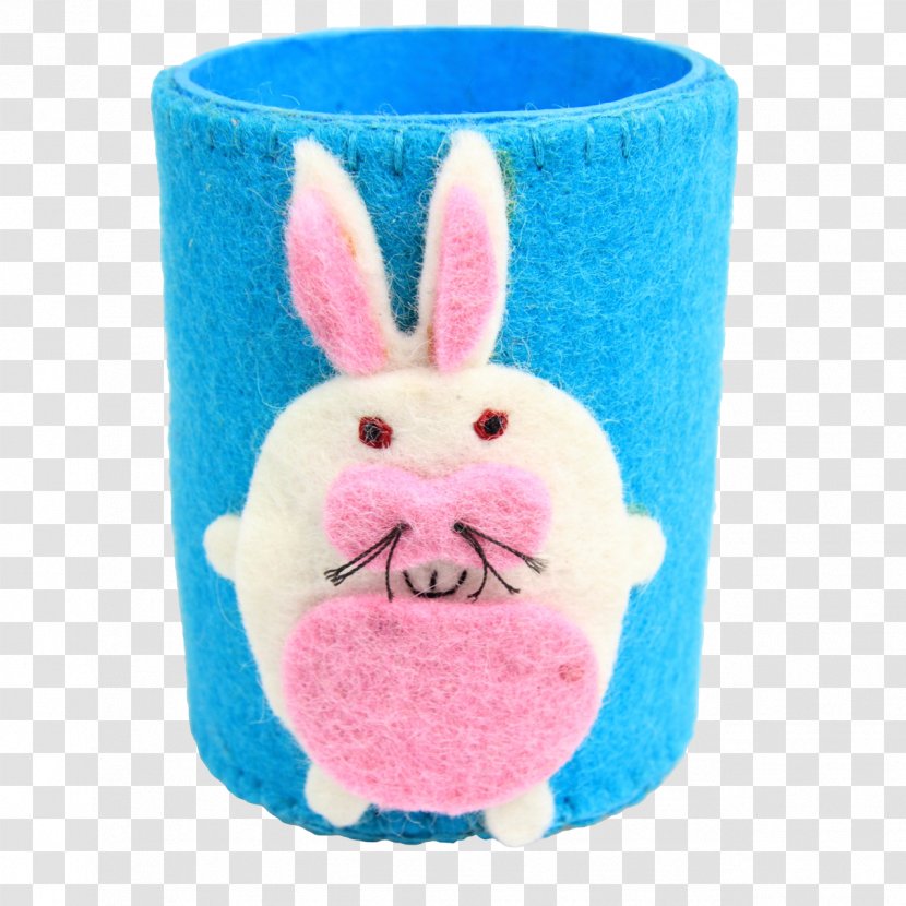 Easter Bunny Stuffed Animals & Cuddly Toys Turquoise - Rabbit Transparent PNG