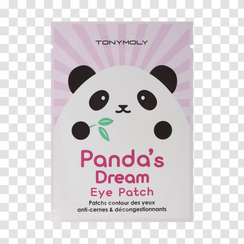 Eyepatch Periorbital Dark Circles TonyMoly Panda's Dream Eye Patch Tony Moly Panda`s White Magic Cream - Tonymoly Coltd Transparent PNG
