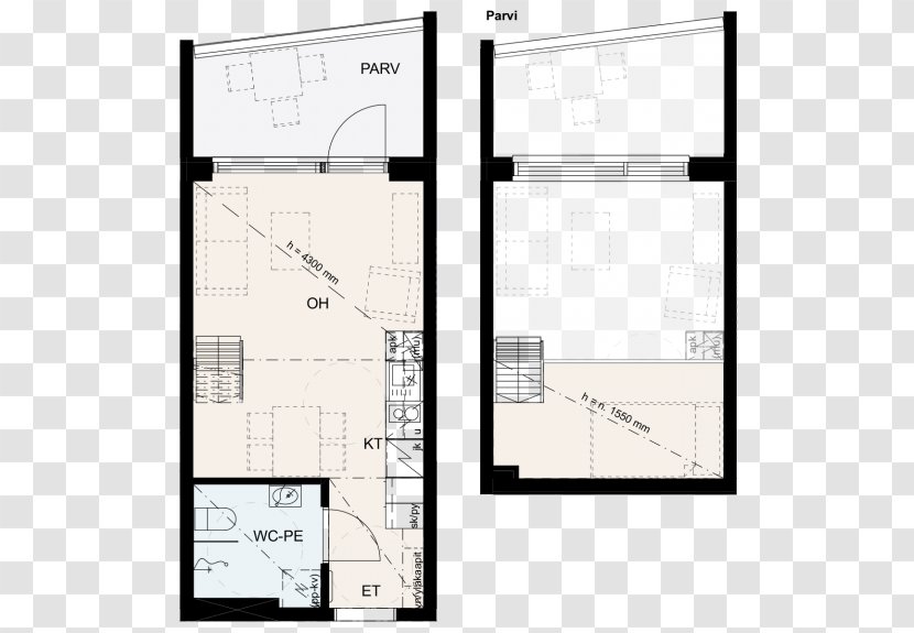 T2H Pirkanmaa Oy Dwelling Building Architecture Floor Plan - Diagram - T2h Rakennus Transparent PNG