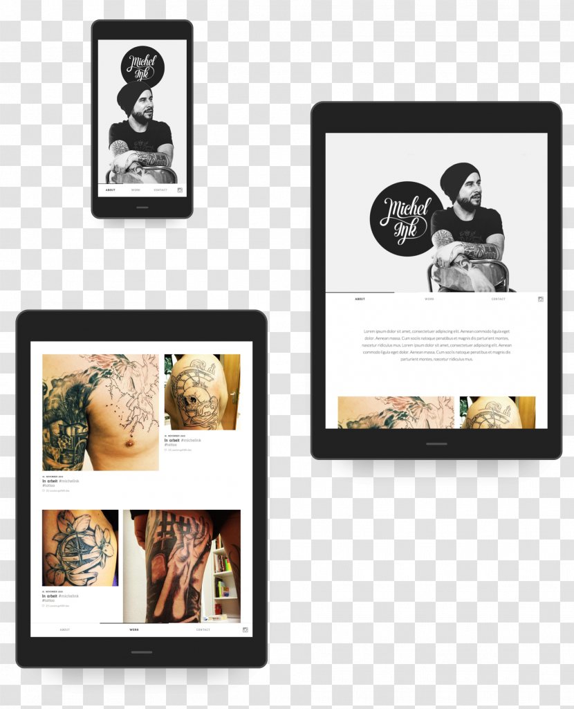 Tattoo & Piercing Shop Michel-Ink Zaandam Michel Ink. Tattoo-Atelier Weinfelden Web Design - Multimedia - Artist Transparent PNG