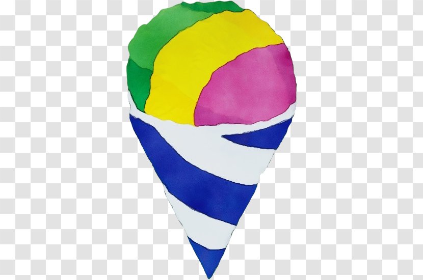 Hot Air Balloon Watercolor - Frozen Dessert - Flag Transparent PNG