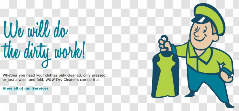 Dry Cleaning Clothing Cleaner Service - Clean Transparent PNG