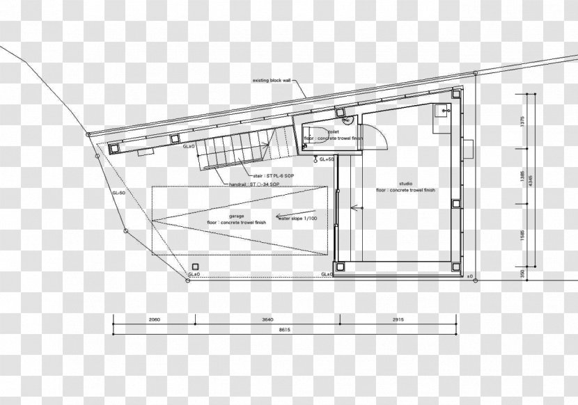 Architecture Technical Drawing House Building - Elevation - Design Transparent PNG