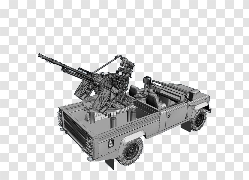 Armored Car Self-propelled Artillery Gun Turret Plastic Vehicle - Defender Transparent PNG