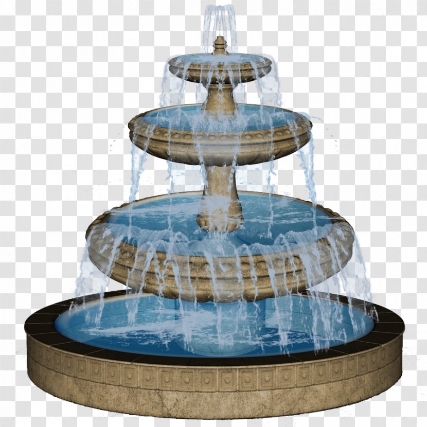 Clip Art Drinking Fountains Garden - Landscape Architect - Fountain Transparent PNG