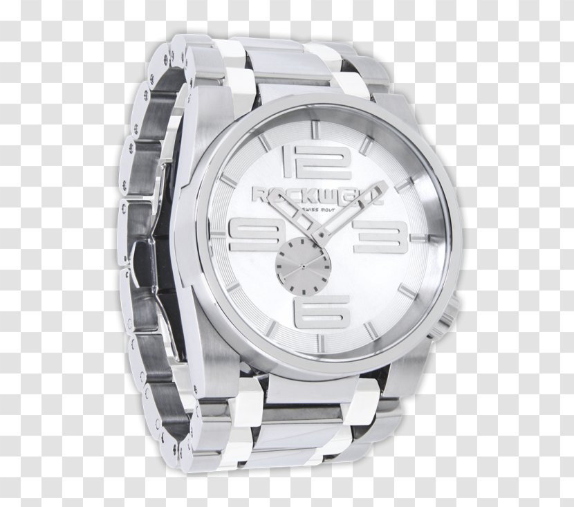 Silver Watch Material Stainless Steel - Metal Transparent PNG