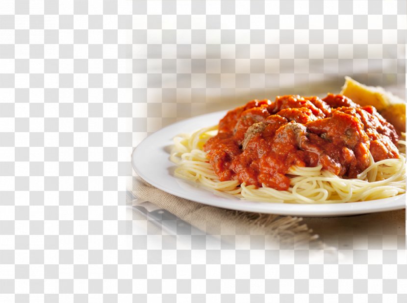 Pasta Al Pomodoro Italian Cuisine Taglierini Bigoli - Spaghetti Carton Transparent PNG