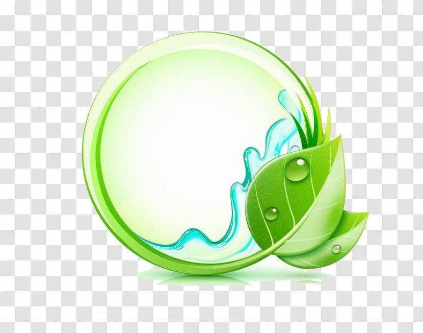 Drop Water Icon - Product - Green Circle Transparent PNG