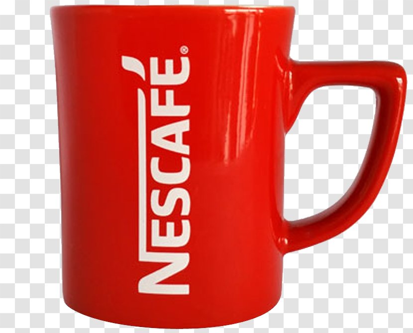 Coffee Cup Tea Mug Nescafé - Nescaf%c3%a9 - Nescafe Red Transparent PNG