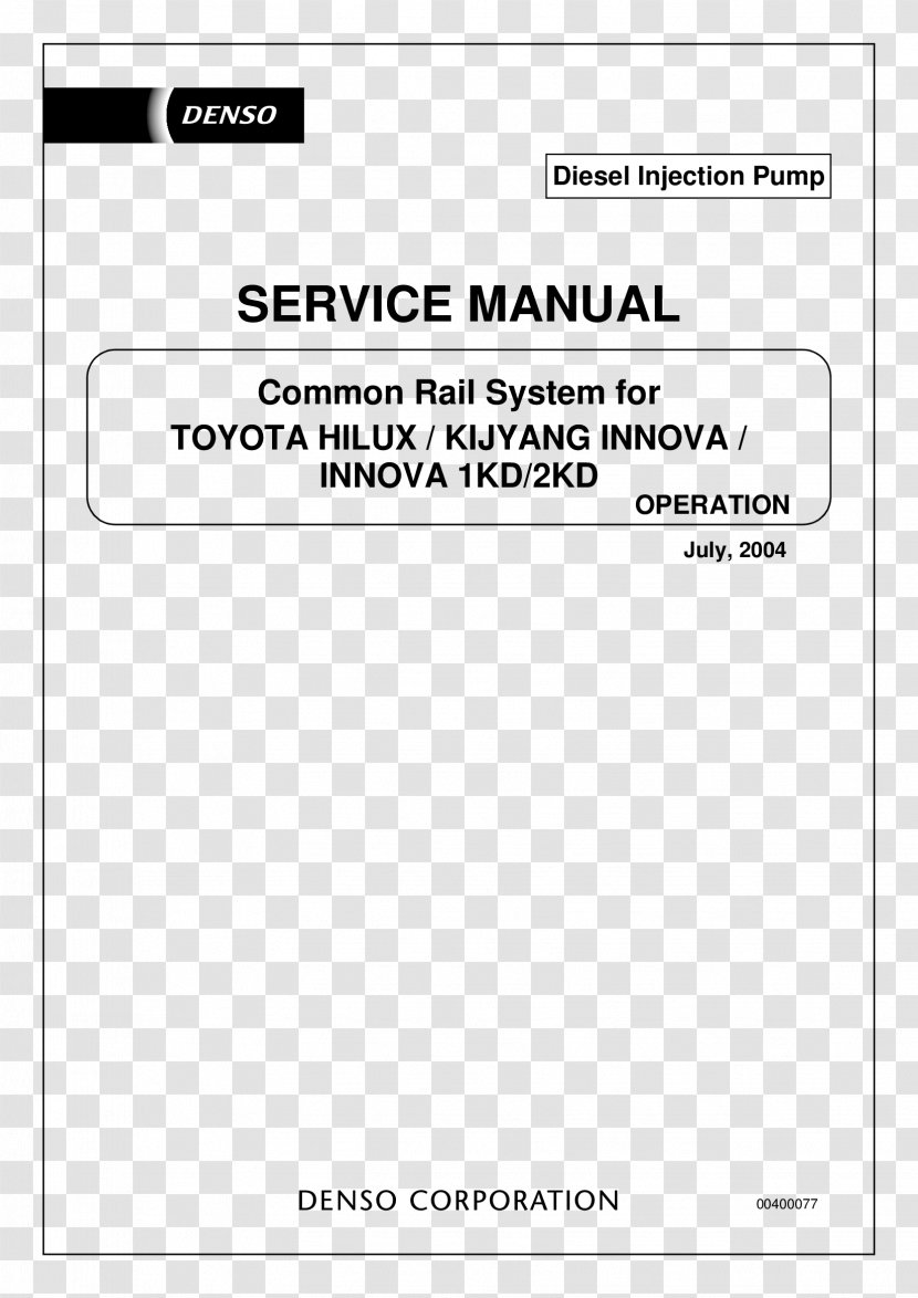 Toyota Hilux Innova Common Rail Dyna Transparent PNG